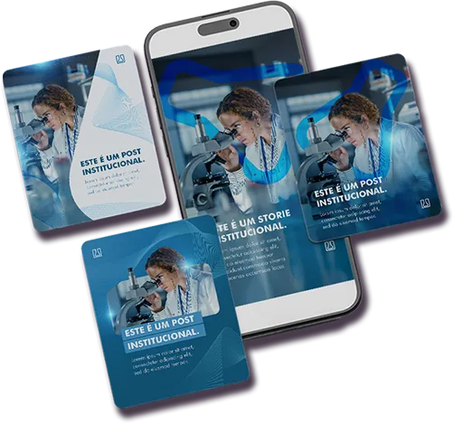 Mockup posts institucionais